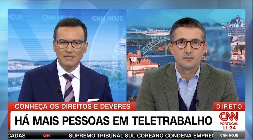 "Há mais pessoas em teletrabalho" 