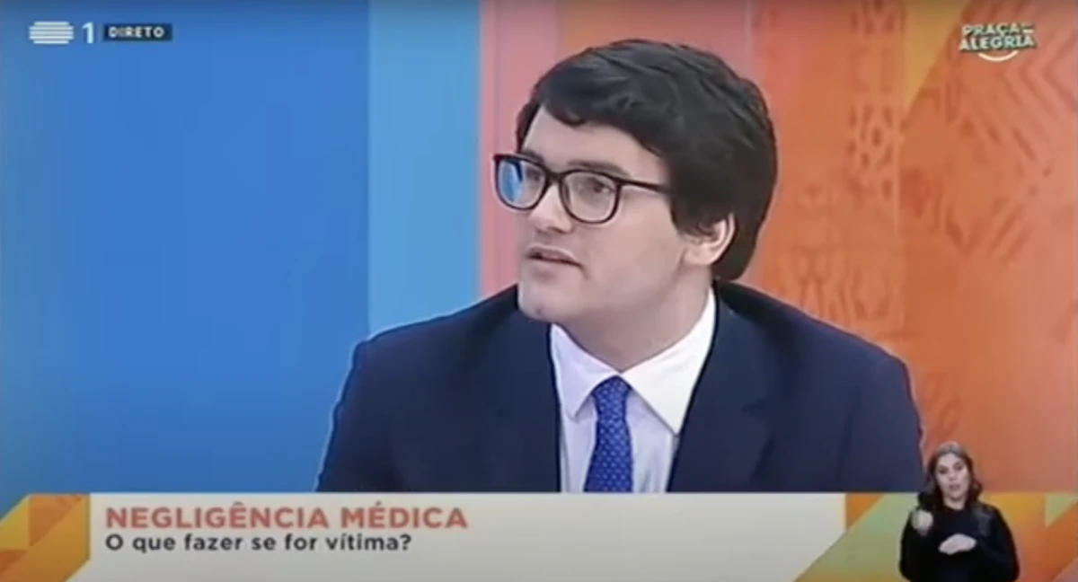 Miguel Cunha Machado,comenta enquadramento legal da negligência médica na Praça da Alegria.